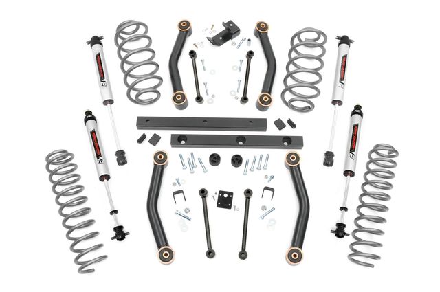 Rough Country 4 Inch Lift Kit | V2 | Jeep Wrangler TJ (03-06)/Wrangler Unlimited (04-06)