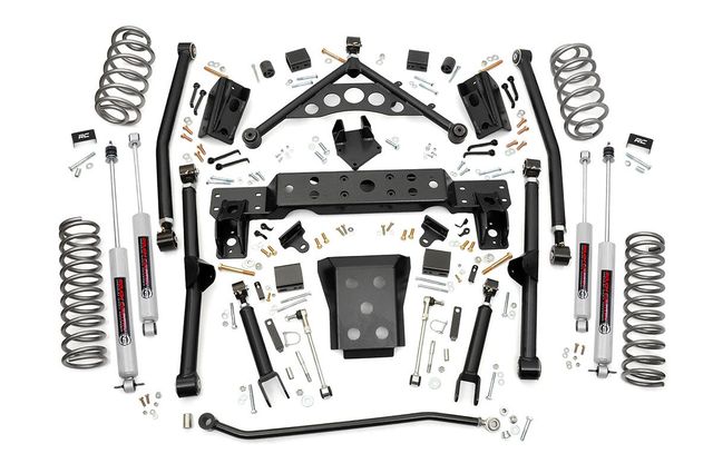 Rough Country 4 Inch Lift Kit | Long Arm | Jeep Grand Cherokee WJ 4WD (1999-2004)