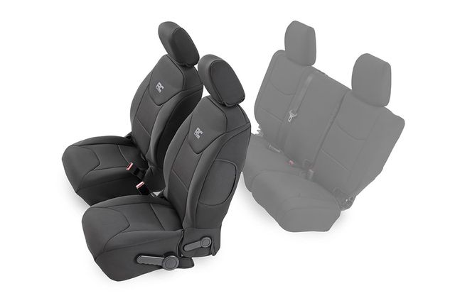 Rough Country Seat Covers | Front | Jeep Wrangler Unlimited 4WD (2013-2018)
