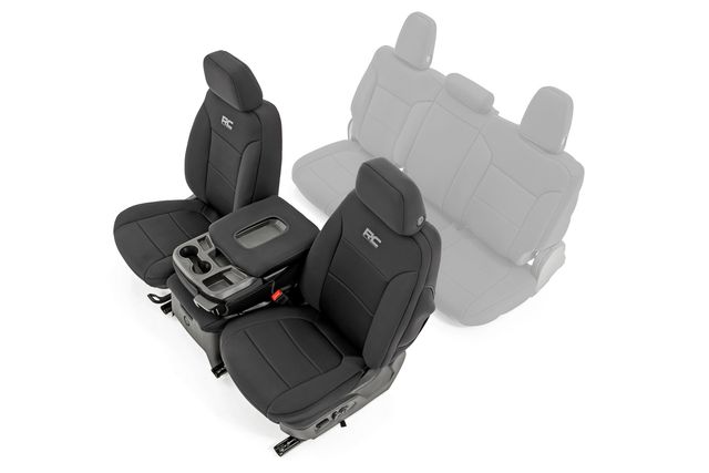 Rough Country Seat Covers | FR 40/20/40 | Chevy/GMC Sierra 1500 (19-26)/Silverado 1500 (19-26)