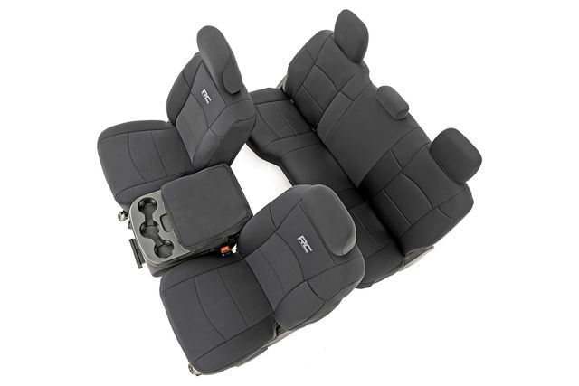 Rough Country Seat Covers | Bucket Seats | FR & RR | Ram 2500 2WD/4WD (2019-2026)