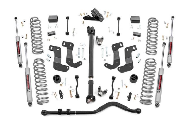 Rough Country 3.5 Inch Lift Kit | C/A Drop | FR D/S | Jeep Wrangler JL 4WD (2024-2026)