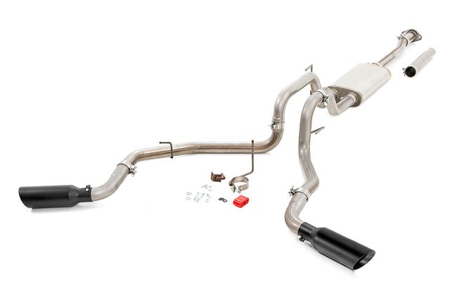 Rough Country Performance Cat-Back Exhaust | No Std Cab | Ford F-150 2WD/4WD (2015-2020)