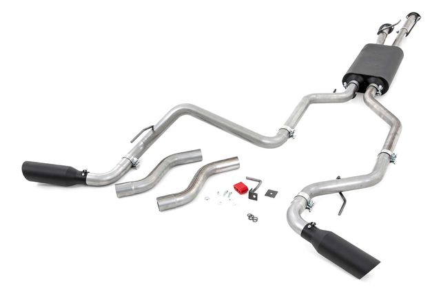 Rough Country Performance Cat-Back Exhaust | Stainless | 4.6L/5.7L | Toyota Tundra (09-21)