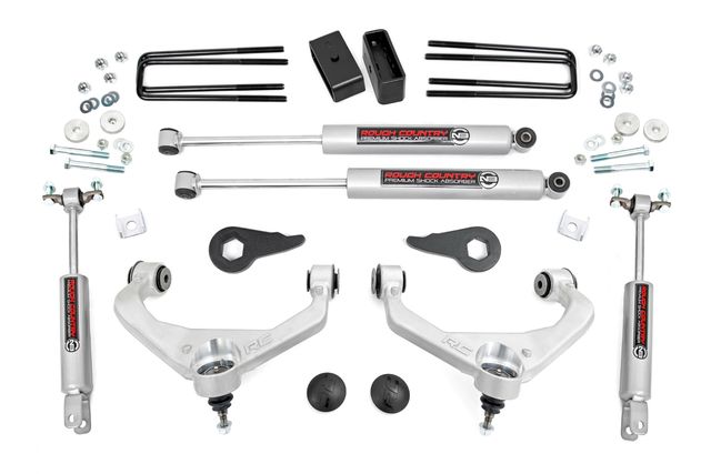 Rough Country 3.5 Inch Lift Kit | w/ Overloads | Chevy/GMC 2500HD/3500HD (11-19)