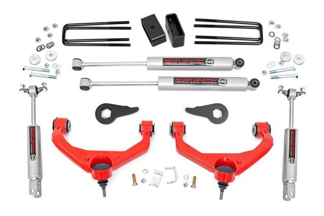 Rough Country 3.5 Inch Lift Kit | w/ Overloads | Chevy/GMC 2500HD/3500HD (11-19)