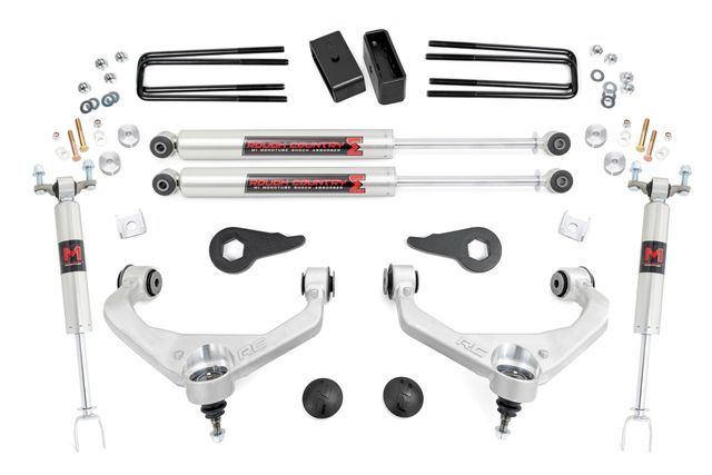 Rough Country 3.5 Inch Lift Kit | M1 | w/ Overloads | Chevy/GMC 2500HD/3500HD (11-19)