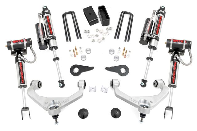 Rough Country 3.5 Inch Lift Kit | Vertex | w/ Overloads | Chevy/GMC 2500HD/3500HD (11-19)