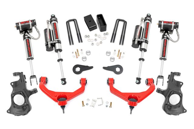 Rough Country 3.5 Inch Lift Kit | Knuckle | Vertex | w/ Overloads | Chevy/GMC 2500HD/3500HD (11-19)
