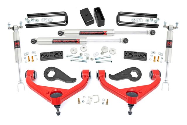 Rough Country 3 Inch Lift Kit | UCAs | M1 | w/ Overloads | Chevy/GMC 2500HD/3500HD (20-26)