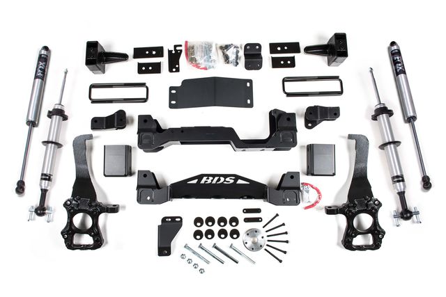 BDS 6" Suspension Lift Kit, FOX 2.0 Performance shocks (1503FSR)