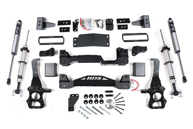 BDS 4" Suspension Lift Kit, FOX 2.0 Performance shocks (1533FSR)