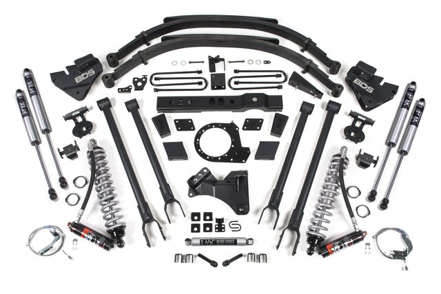 BDS 8" 4-Link Lift Kit, FOX 2.5 Performance Elite shocks (1541FPE)
