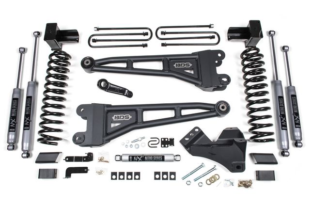 BDS 4" Radius Arm Lift Kit, NX2 shocks (1564H)
