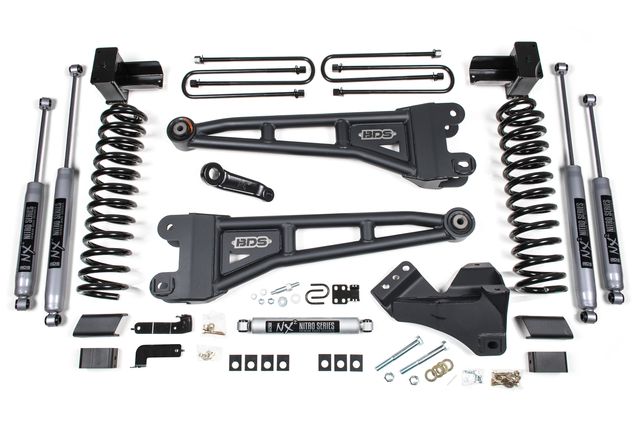 BDS 4" Radius Arm Lift Kit, NX2 shocks (1576H)