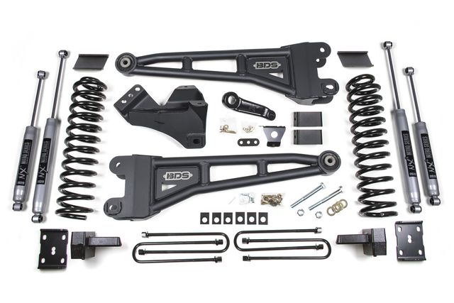 BDS 4" Radius Arm Lift Kit, NX2 shocks (1596H)