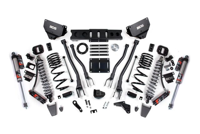 BDS 4" 4-Link Lift Kit, FOX 2.5 Performance Elite shocks (1602PES)
