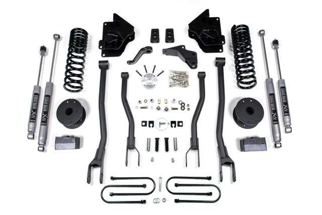 BDS 4" 4-Link Lift Kit, FOX 2.0 Performance shocks (1646FS)