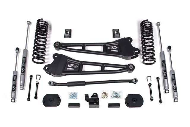 BDS 3" Radius Arm Lift Kit, FOX 2.0 Performance shocks (1653FS)