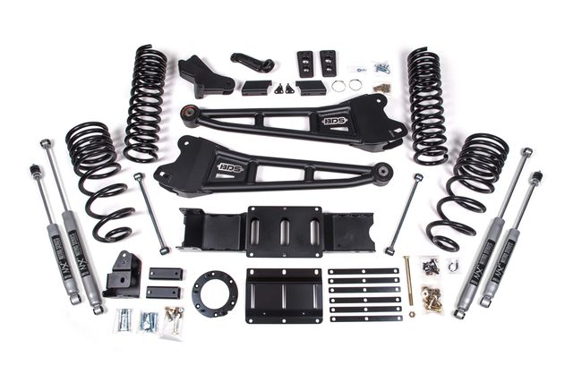 BDS 4" Radius Arm Lift Kit, NX2 shocks (1660H)