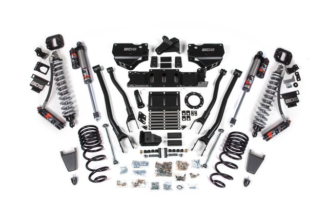 BDS 4" 4-Link Lift Kit, FOX 2.5 Performance Elite shocks (1674PESB)
