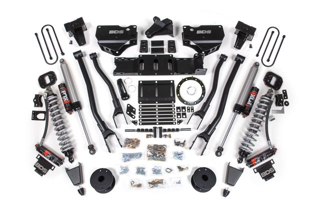 BDS 6" 4-Link Lift Kit, FOX 2.5 Performance Elite shocks (1691PES)