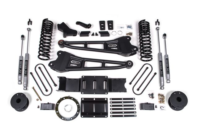 BDS 4" Radius Arm Lift Kit, NX2 shocks (1703H)