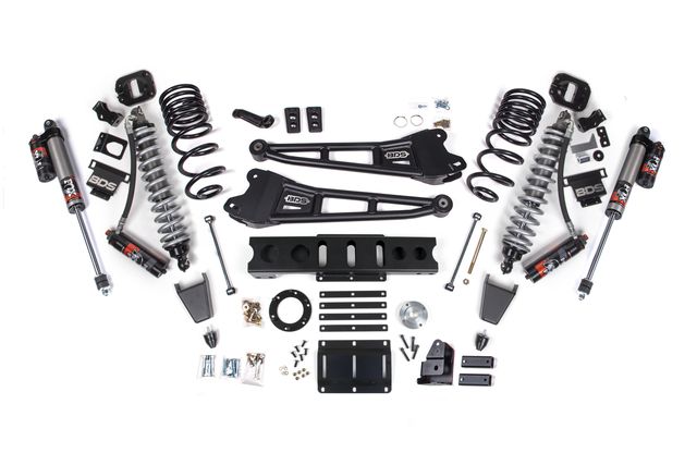BDS 4" Radius Arm Lift Kit, FOX 2.5 Performance Elite shocks (1762PES)