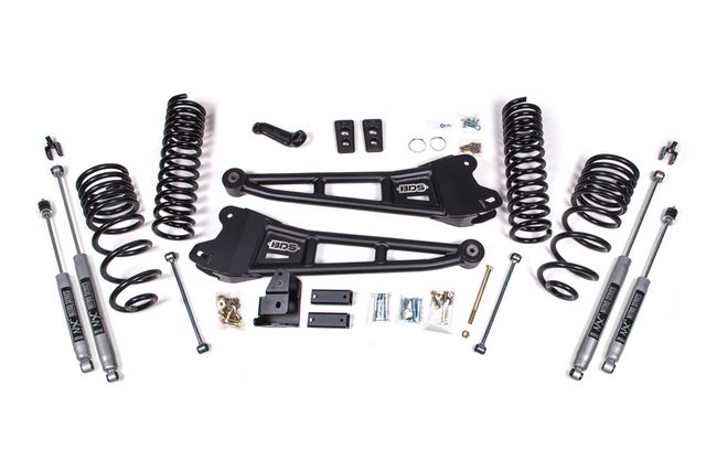 BDS 4" Radius Arm Lift Kit, FOX 2.5 Performance shocks (1763PS)