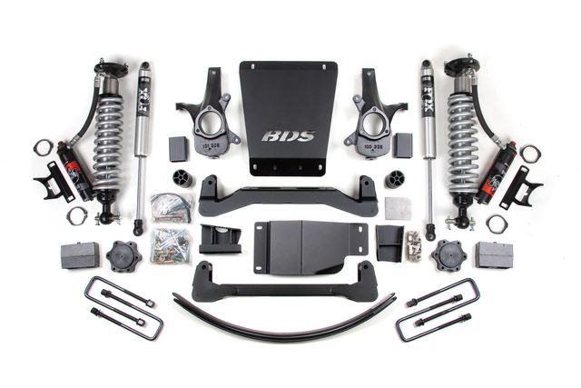 BDS 6" Suspension Lift Kit, FOX 2.5 Performance Elite shocks (176PSS)