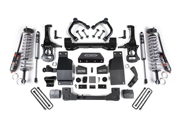 BDS 4" Coilover Lift Kit, FOX 2.5 with DSC shocks (1807FPE)