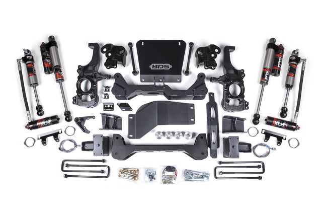 BDS 5" Suspension Lift Kit, FOX 2.5 Performance Elite shocks (1824FPE)