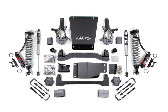 BDS 4" Suspension Lift Kit, FOX 2.5 Performance Elite shocks (184PSS)