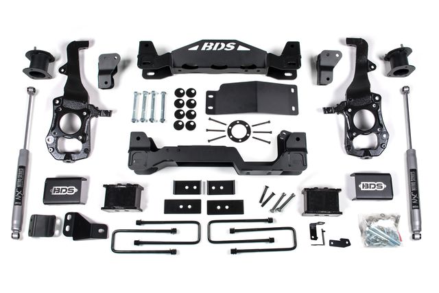 BDS 6" Suspension Lift Kit, FOX 2.0 Performance shocks (1900FS)