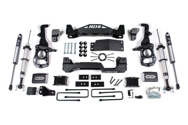BDS 6" Suspension Lift Kit, FOX 2.0 Performance shocks (1900FSR)