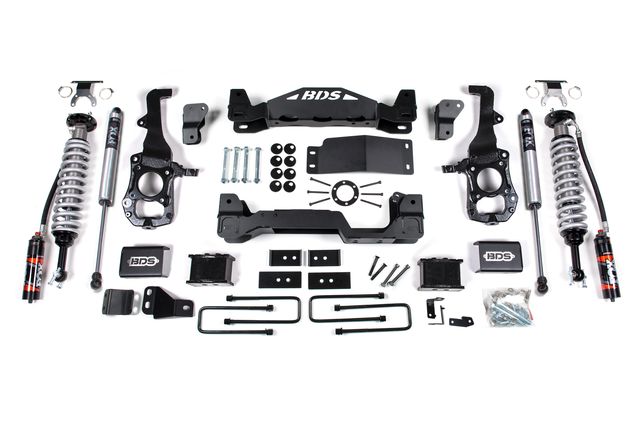 BDS 6" Suspension Lift Kit, FOX 2.5 Performance Elite shocks (1901FPE)