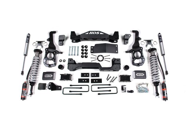 BDS 4" Suspension Lift Kit, FOX 2.5 Performance Elite shocks (1902FPE)