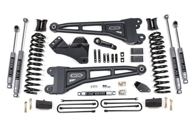 BDS 4" Radius Arm Lift Kit, NX2 shocks (1937H)