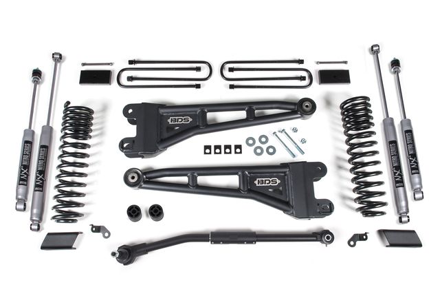 BDS 3" Radius Arm Lift Kit, FOX 2.5 Performance Elite shocks (1989FPE)