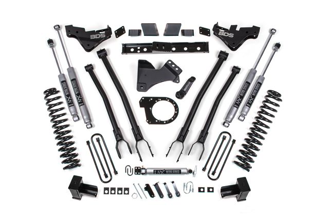 BDS 7" 4-Link Lift Kit, FOX 2.0 Performance shocks (2253FS)