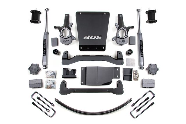 BDS 6.5" Suspension Lift Kit, FOX 2.0 Performance shocks (795FS)