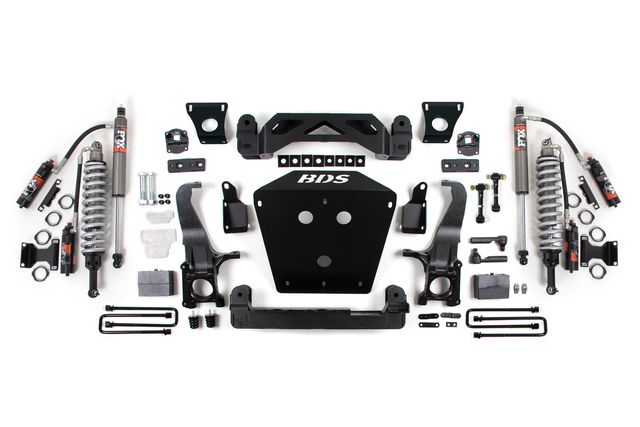 BDS 7" Suspension Lift Kit, FOX 2.5 Performance Elite shocks (813FPS)