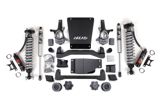 BDS 4" Suspension Lift Kit, FOX 2.5 Performance Elite shocks (900PSS)