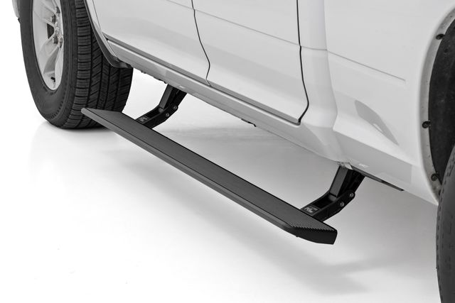 Rough Country Power Running Boards | HT-Series | Quad Cab | Ram 1500 2WD/4WD (2009-2018 & Classic)