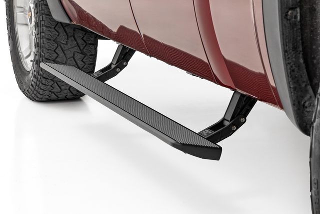 Rough Country Power Running Boards | HT-Series | Double Cab | Chevy/GMC 1500/2500HD/3500HD (14-18)