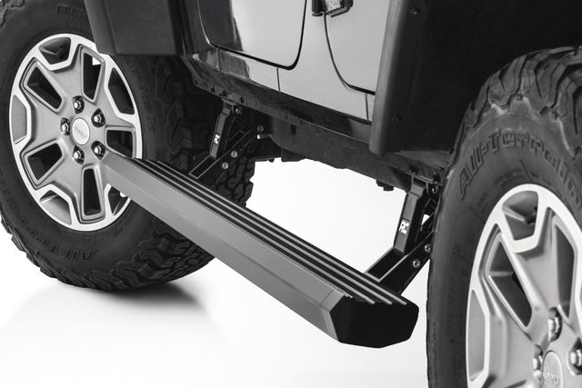 Rough Country Power Running Boards | 4 Door | Jeep Wrangler Unlimited 2WD/4WD (2007-2018)