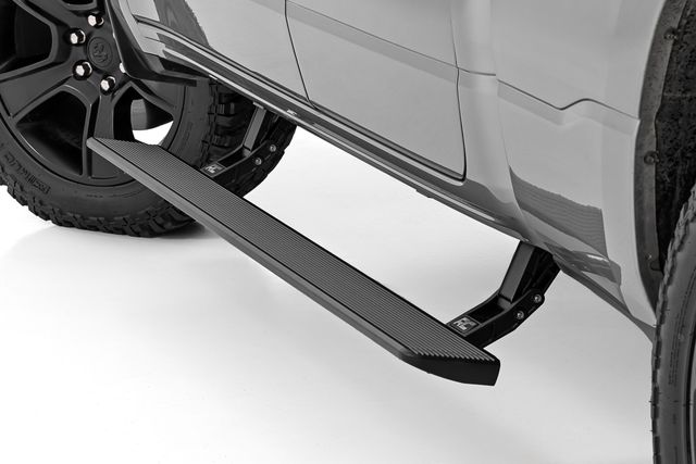 Rough Country Power Running Boards | HT-Series | Quad Cab | Ram 1500 (19-26)/1500 TRX (21-24)