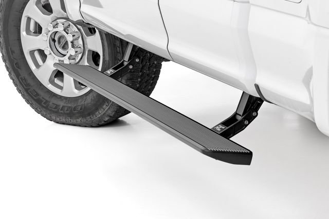 Rough Country Power Running Boards | HT-Series | Super Cab | Ford F-150/Lightning/F-250/F-350/Raptor (15-26)