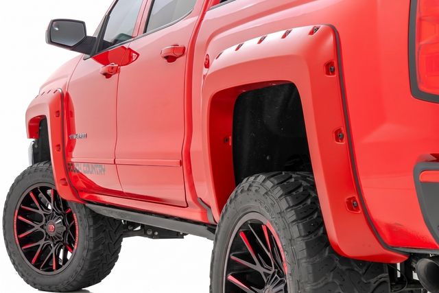 Rough Country Pocket Fender Flares | 5'9" Bed | G7C Red Hot | Chevy Silverado 1500 (14-18 & Classic)