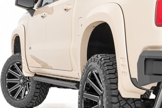 Rough Country SF1 Fender Flares | G42 White Sands | Chevy Silverado 1500 2WD/4WD (19-26)